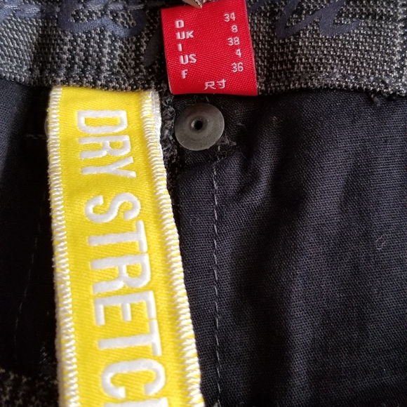 2YK Wide leg low rise pleated pants / trousers - Picture 7 of 13